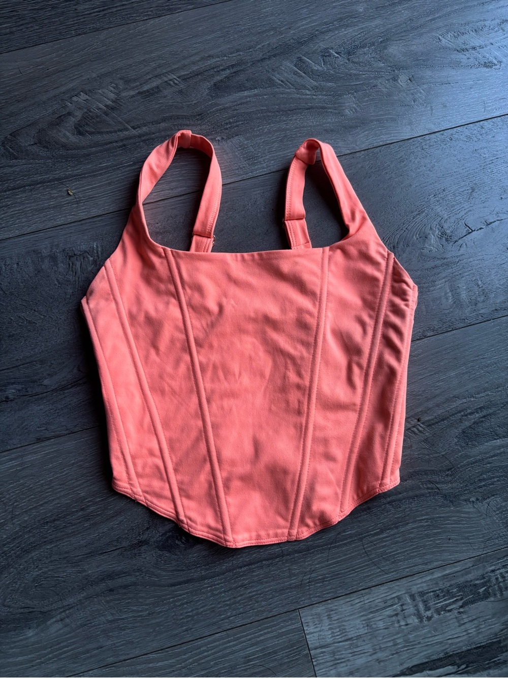 Women’s Coral Corset Crop Top